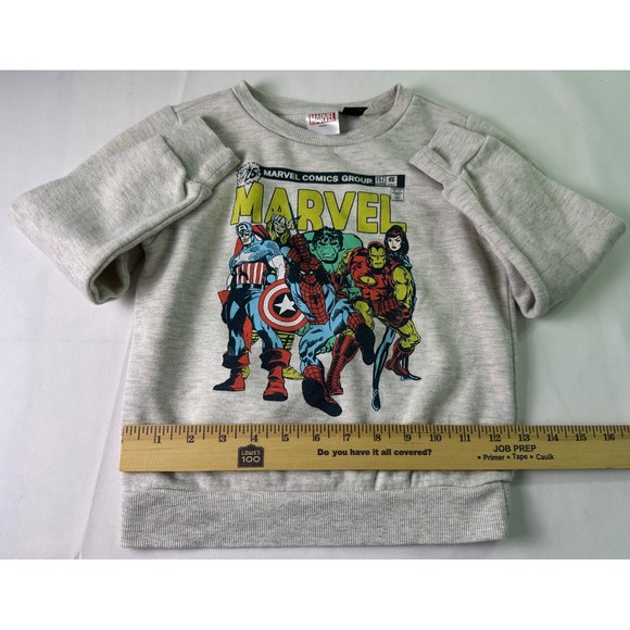 Kids Marvel Comics Avengers Graphic‎ Sweatshirt Pullover Size 5T Boys Girls - Picture 5 of 7